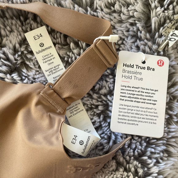 34 E Lululemon Hold true bra nwt - Picture 6 of 6